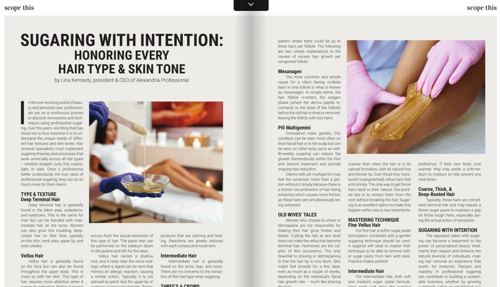 Sugaring with Intention: Honoring Every Hair Type & Skin Tone